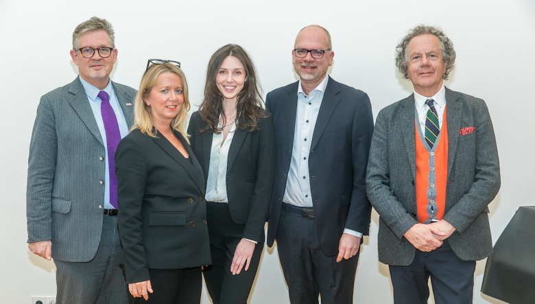 v.l.n.r.: Urs Weber, Kathrin Gulnerits, Daniela Schmidt, Andreas Uttenweiler, Bruno Pramsohler © leadersnet.at / D. Mikkelsen