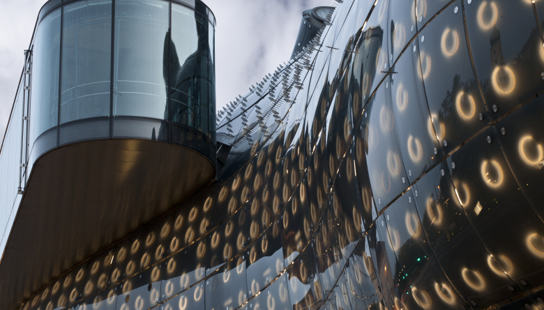 Aussenansicht Kunsthaus Graz Christian Plach