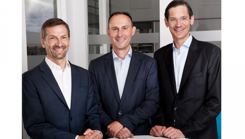 Die Mitglieder des Vorstands der TTTech Computertechnik AG. v.l.n.r. Dr. Stefan Poledna (CTO und Mitgründer), Manfred Prammer (COO) und Georg Kopetz (CEO und Mitgründer) (c) TTTech