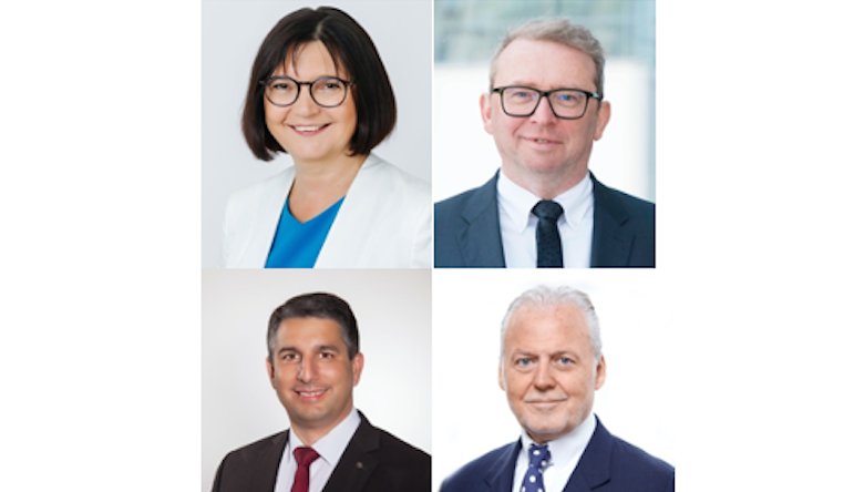 erste Reihe: Helga Freund, Oliver Lehmann; zweite Reihe: Rainer Blaser, Wolfgang Rosam