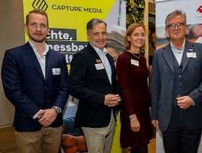 V.l.n.r.: Hannes Wurzwallner (Capture Media), Klaus Slamanig (Nespresso), Simone-Iris Reeh (Nespresso), Urs Weber (HKSÖL) und Cédric Boehm (Nestlé). (Foto © Leadersnet / G. Langegger)