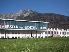 Das Universitätsgebäude Liechtenstein in Vaduz (c) Universität Liechtenstein
