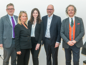 v.l.n.r.: Urs Weber, Kathrin Gulnerits, Daniela Schmidt, Andreas Uttenweiler, Bruno Pramsohler © leadersnet.at / D. Mikkelsen