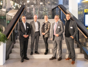 v.l.n.r. Roman Haltinner, Mike Duggan, Maria Pisa, Urs Weber, Christian Sebregondi © Jasmin Frei