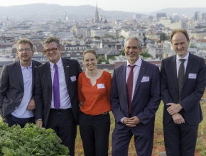 Stephan HäbichStephan Häbich (George labs), Urs Weber (HKSÖL), Melanie Ambros (Zühlke Engineering), Dr. med. Andrea Vincenzo Braga (eeDoctors), Andreas Hauer (Erste Group Bank) Stephan Häbich, Urs Weber, Melanie Ambros, Dr. med. Andrea Vincenzo Braga, Andreas Hauer