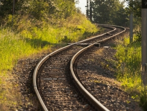 Foto von Bahnschienen