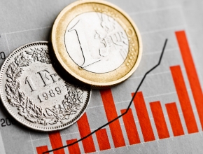  EURO auf einem 5- Monatshoch gegenüber dem Schweizer Franken (Bild: Shutterstock)