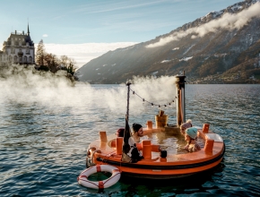 Hot Tub Boot auf dem Brienzer See